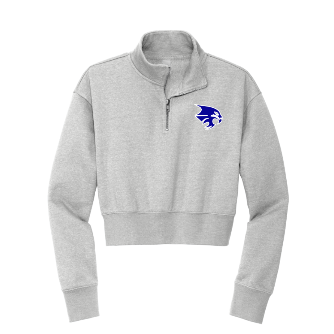 Women's Bobcat Embroidered Half-zip Sweatshirt