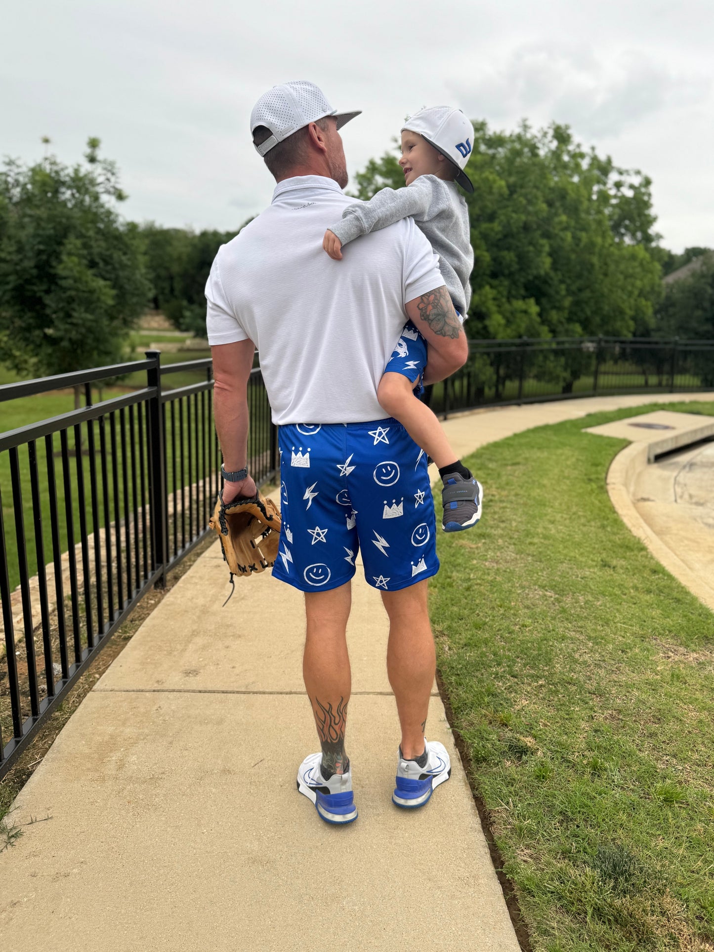 Adult Royal Bobcat Shorts