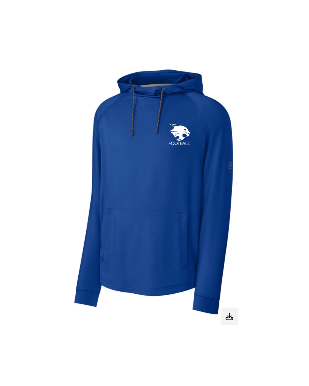 Richardson Bobcat Football Charge Performance Fleece Long Sleeve Hoodie