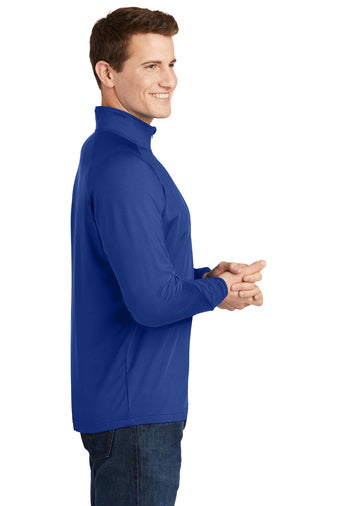 Men's Quarter-zip Embroidered Pullover