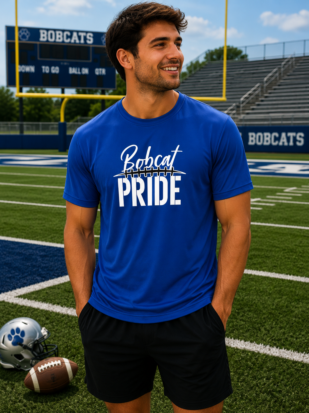 Adult Bobcat Pride Performance Shirt