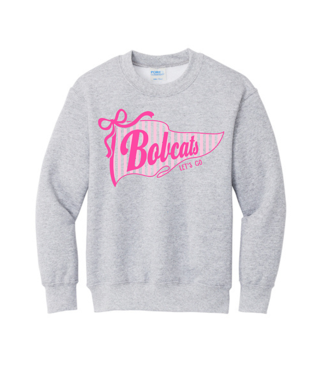 “Pink Out” Bobcats Pendant Sweatshirt (pre-order)