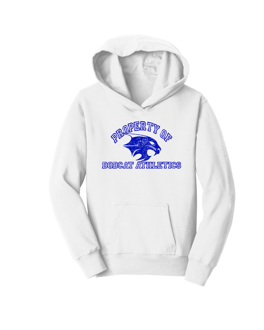 Youth Bobcat Athletics Polyblend Hoodie