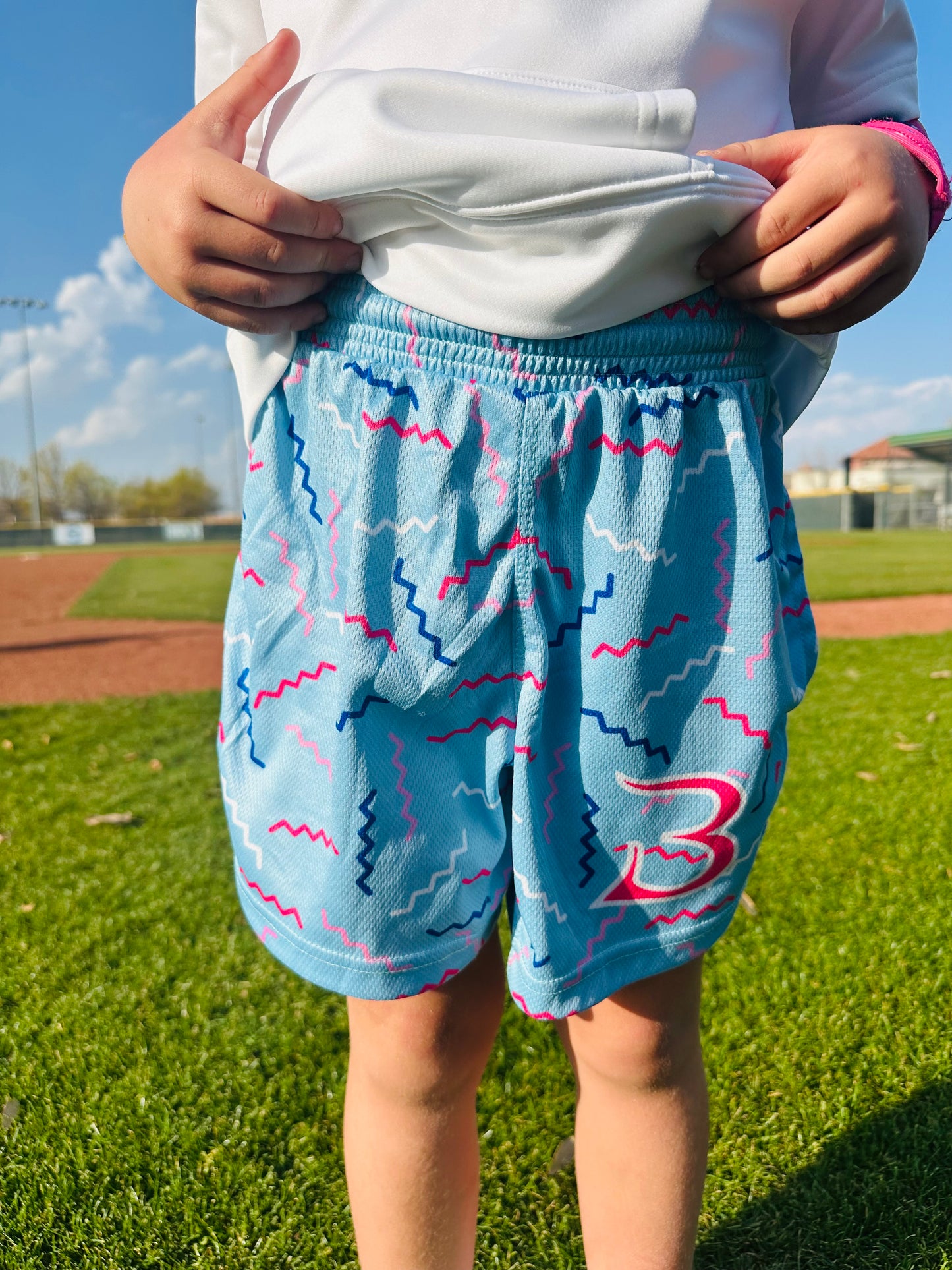 (Pre-order) Confetti shorts- Youth Allow 2-3 weeks for processing