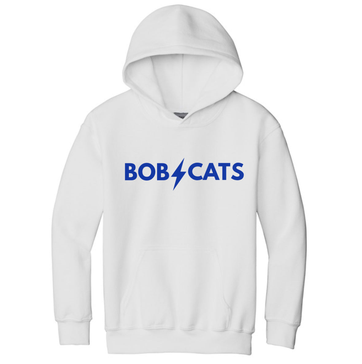 Bobcat Bolt Hoodie- White
