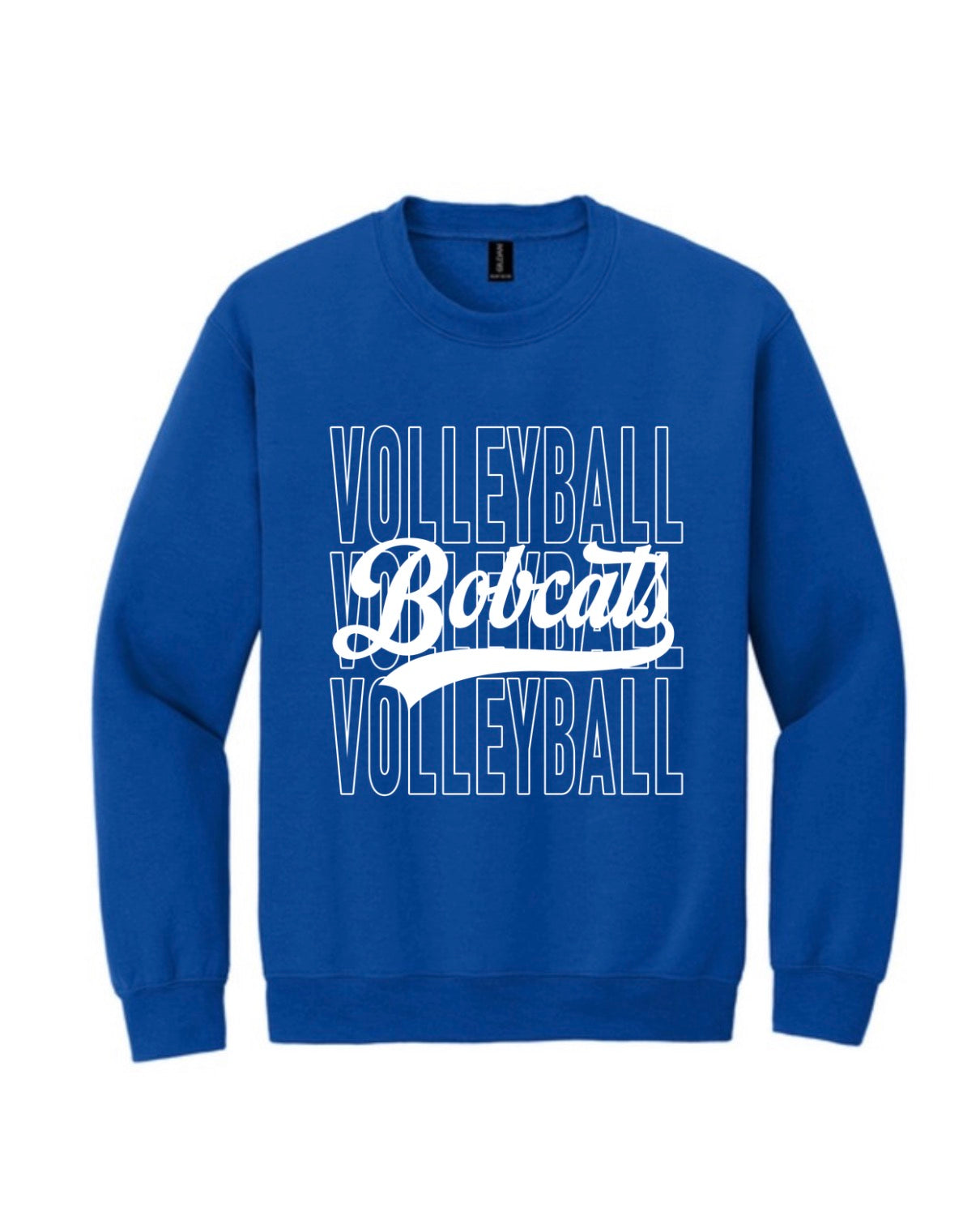 Bobcat Volleyball Heavyweight crew Sweatshirt