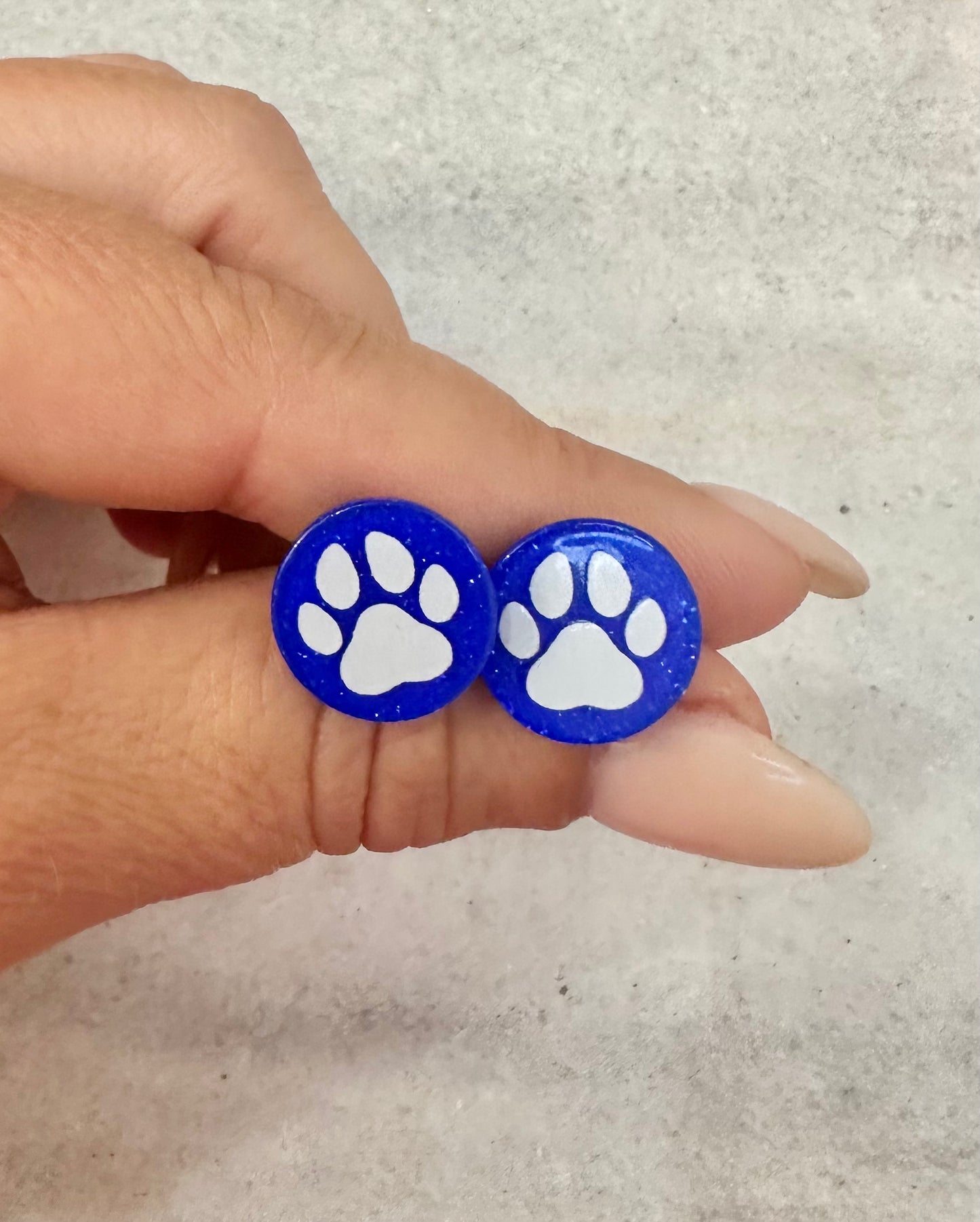 Paw Stud Earrings