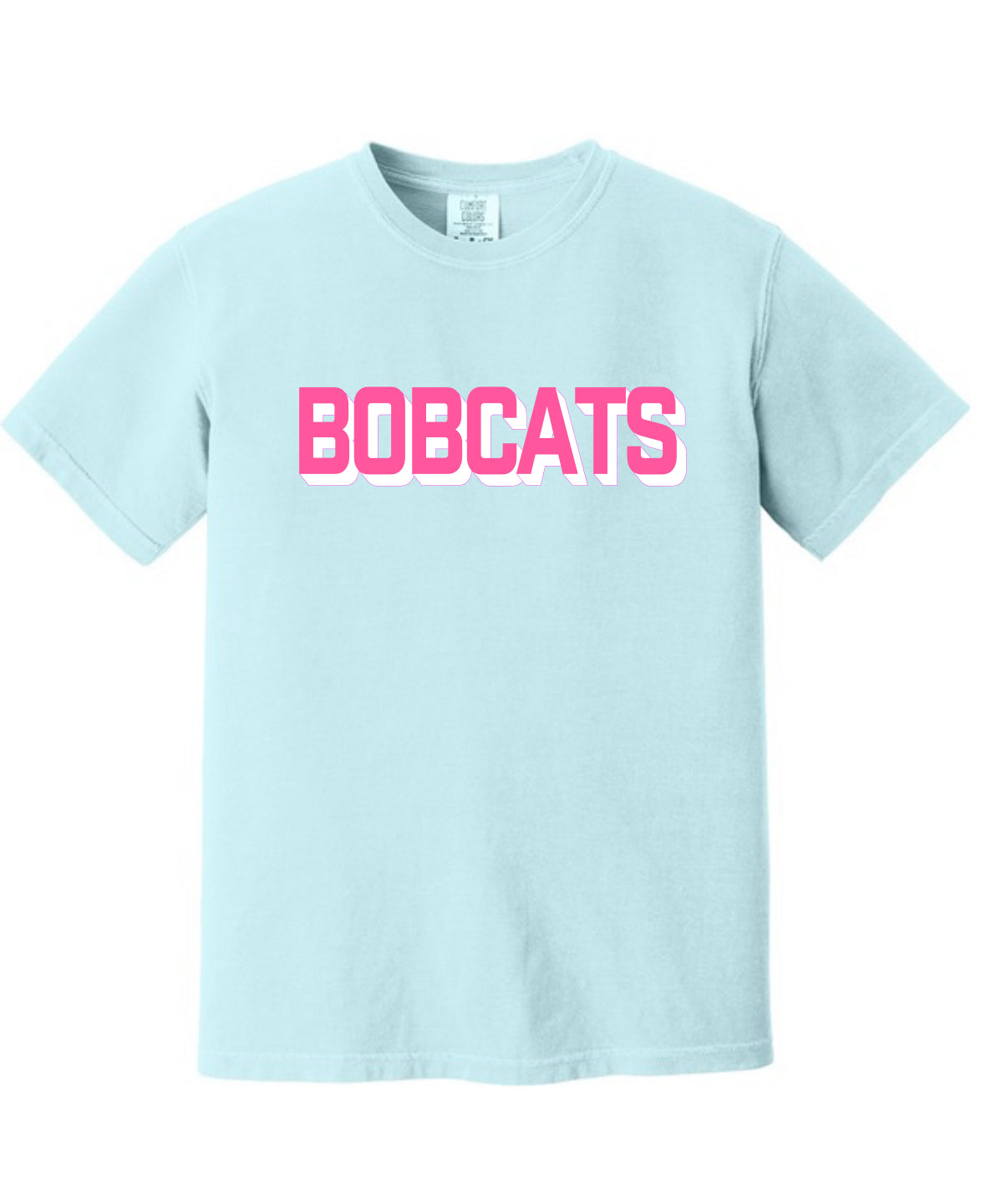 Pink Block Comfort Colors Tee