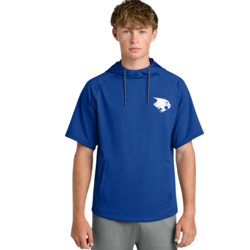 Richardson Bobcat Short Sleeve Light Fleece Hoodie