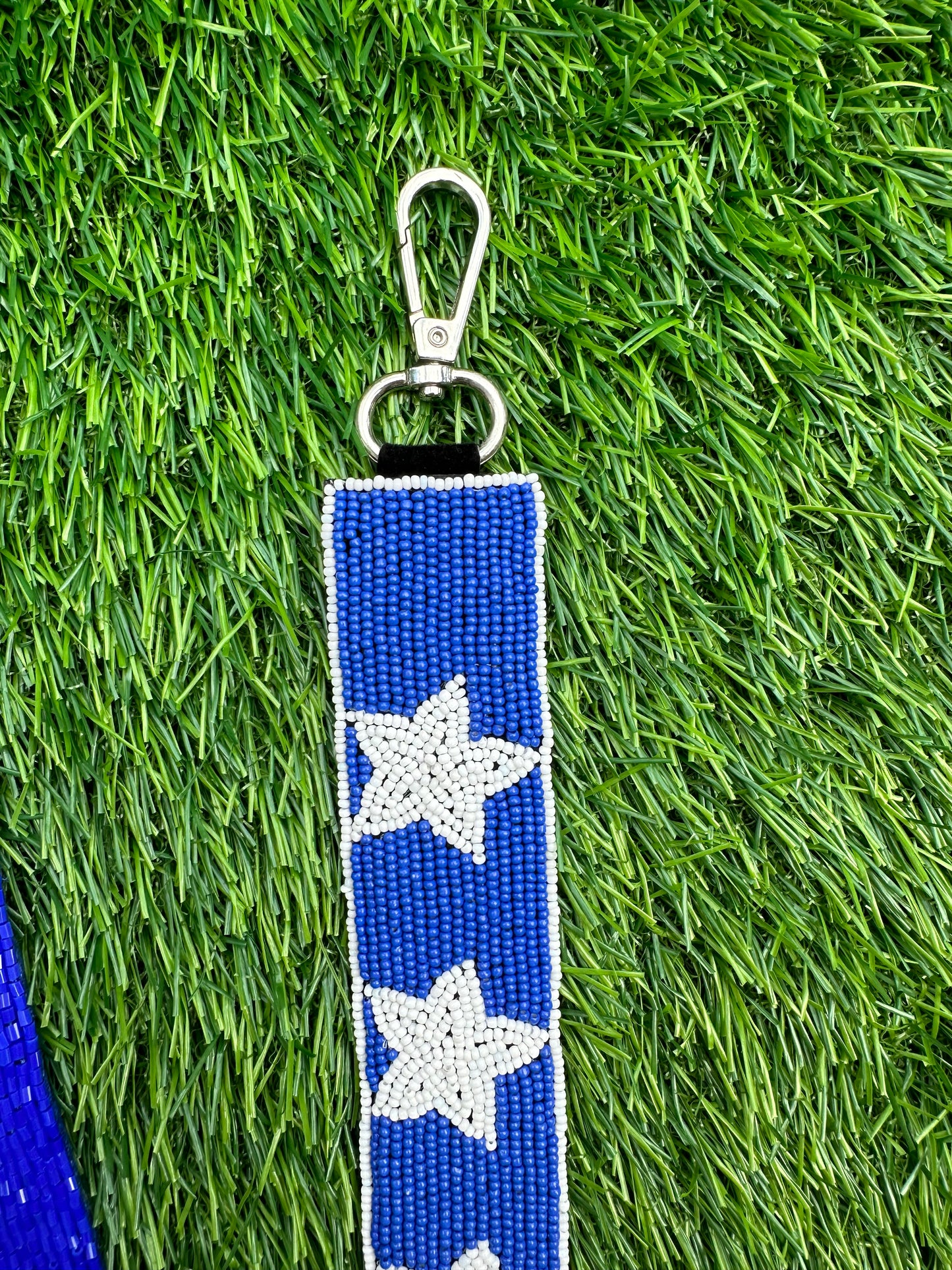 Beaded Gameday purse straps