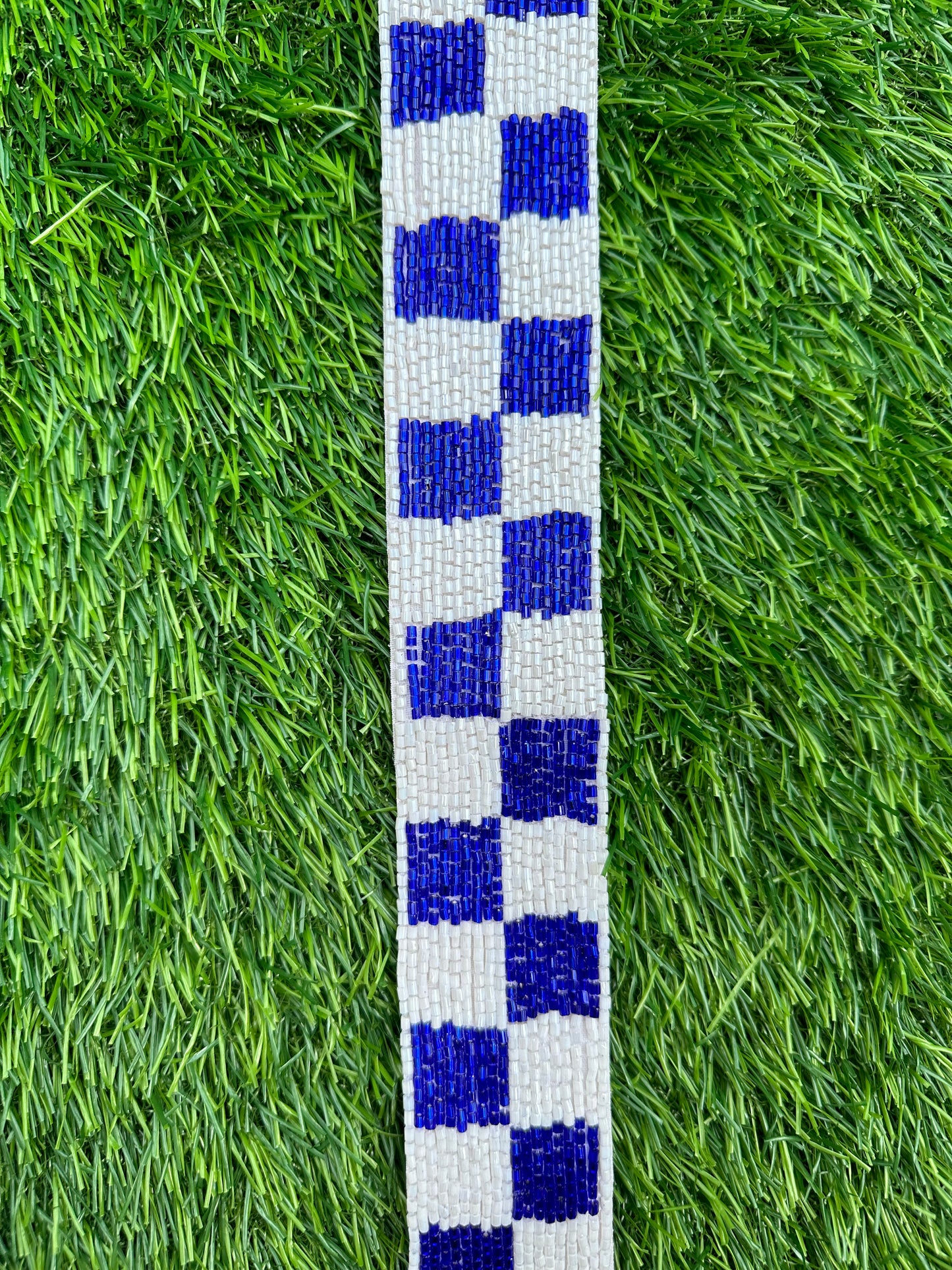 Beaded Gameday purse straps