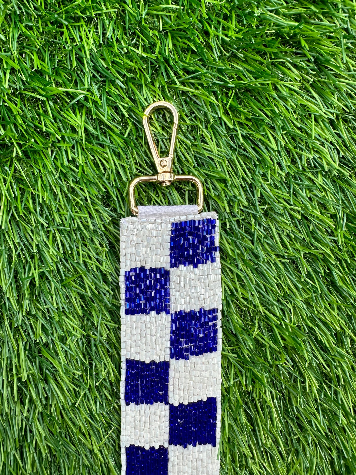 Beaded Gameday purse straps