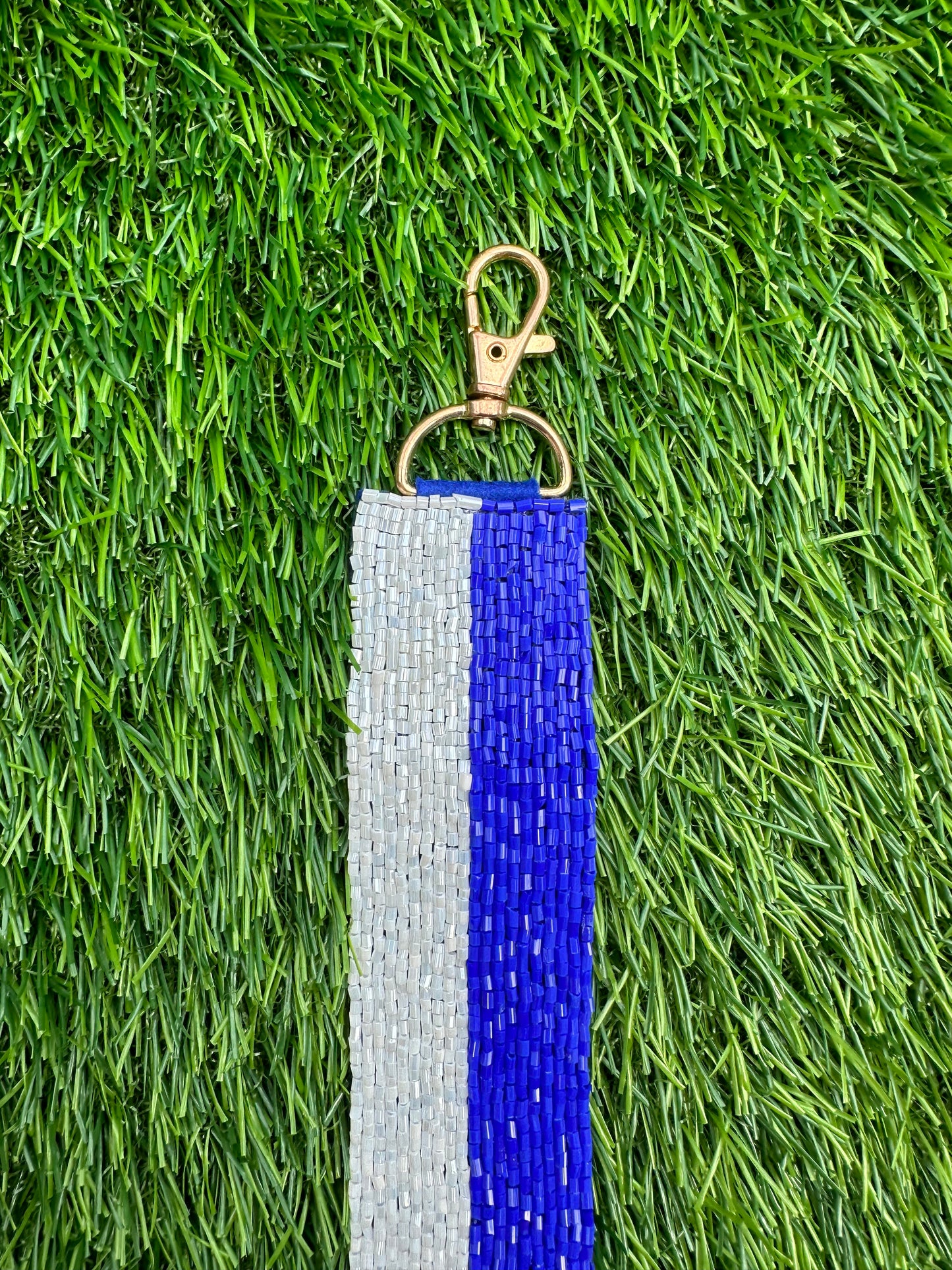 Beaded Gameday purse straps