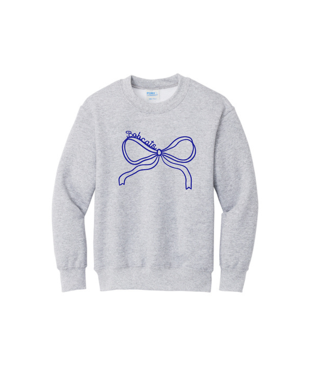 Youth Bobcat Bow Sweatshirt