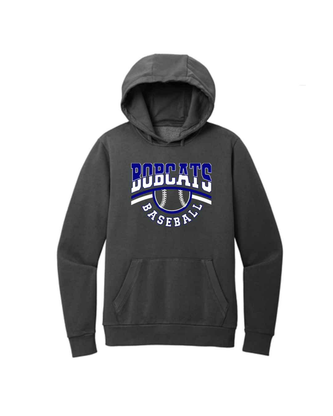 Sport-Tek Bobcats Baseball Fleece Pullover Hoodie- Adult
