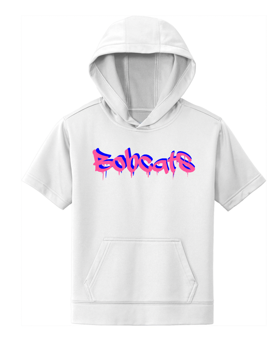Youth Short-sleeve Performance Fleece Hoodie