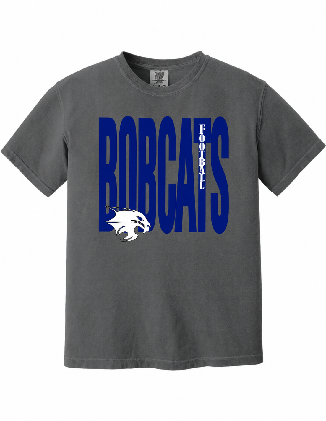Comfort Colors Bobcats Football Tee