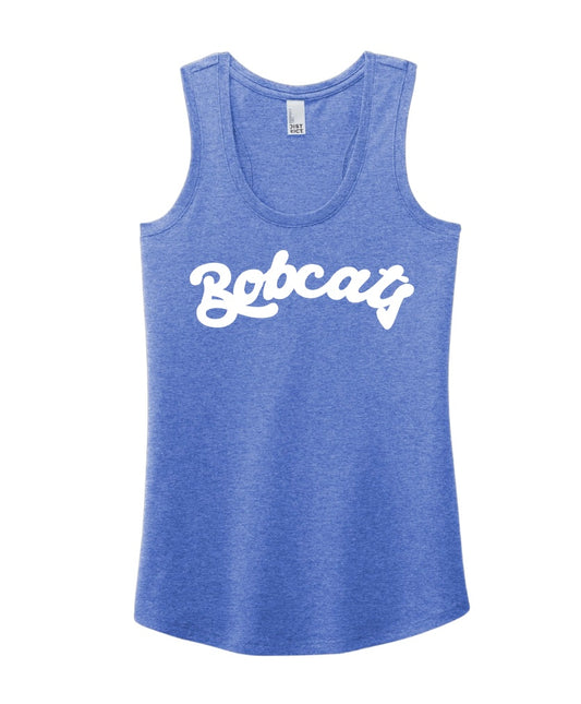 Bobcats Royal Cursive Tank