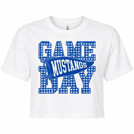 Mustang Game Day Cropped Tee