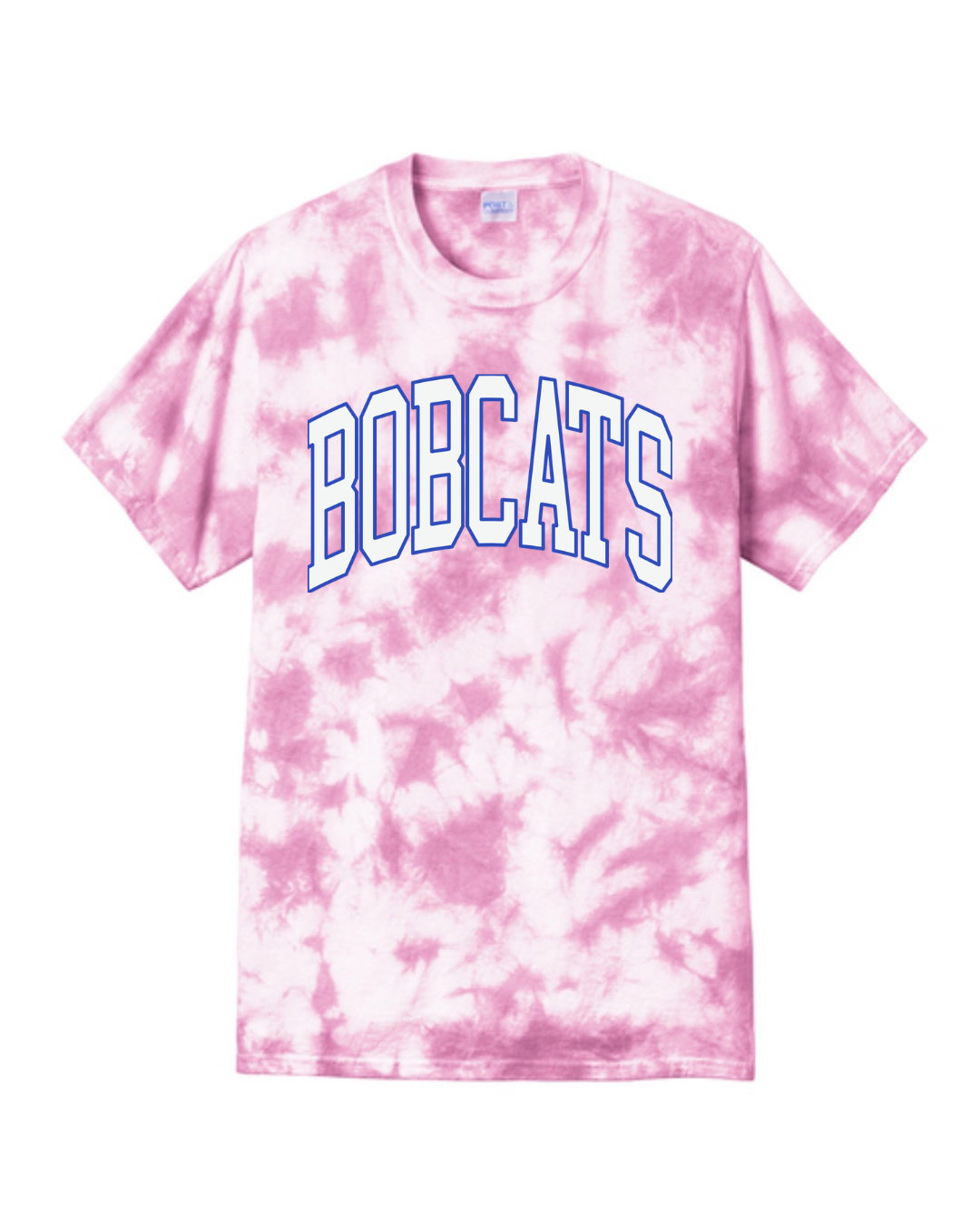 Bobcats Pink Tye-Dyed TShirt (pre-order)