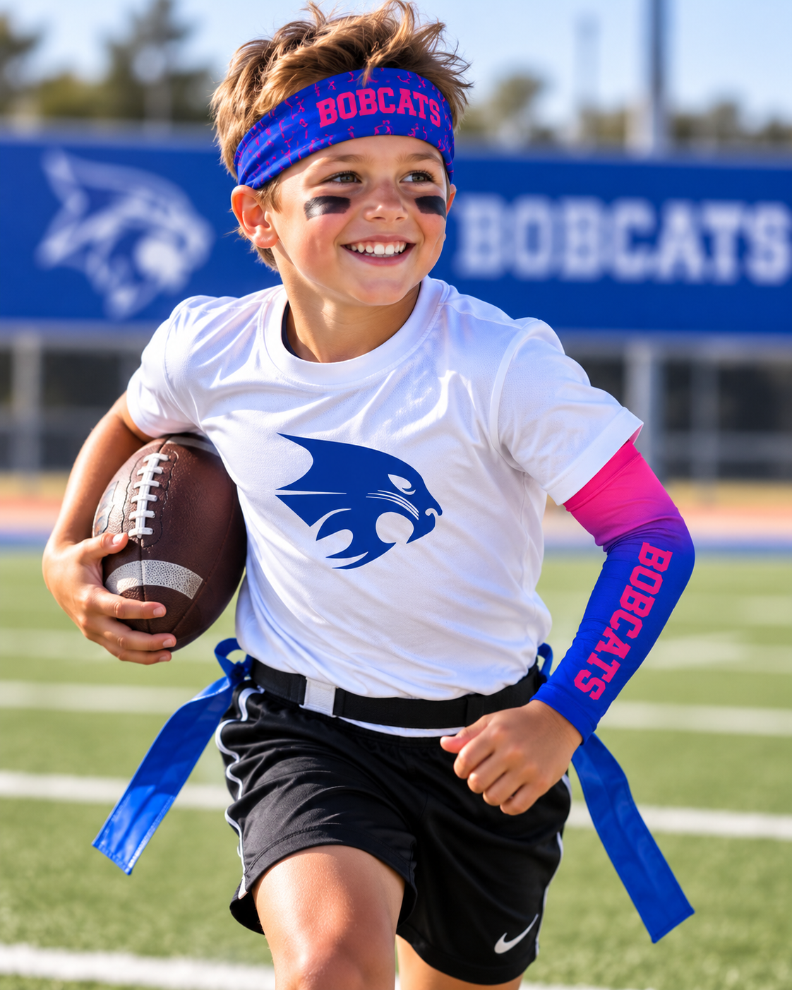 Pink and Royal Ombré Bobcats Arm Sleeve (pre-order)
