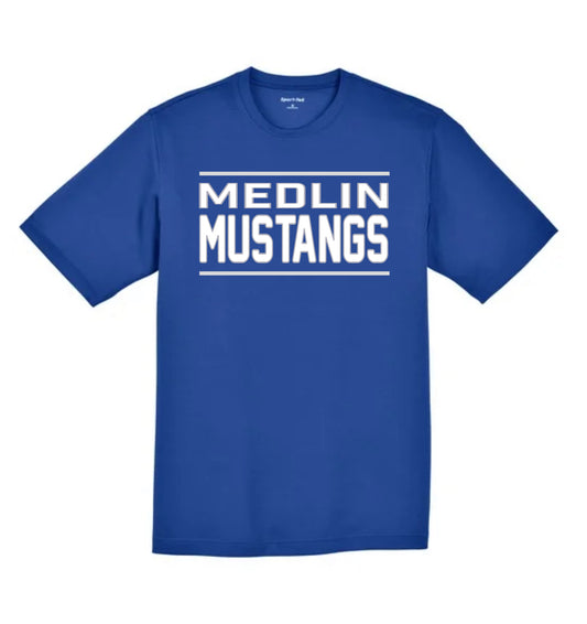 Adult Medlin Mustangs Performance Shirt