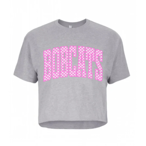 PINK OUT Checker Crop