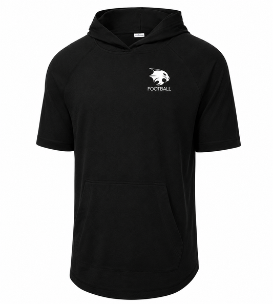 Adult Bobcats Football Lightweight Performance Hoodie