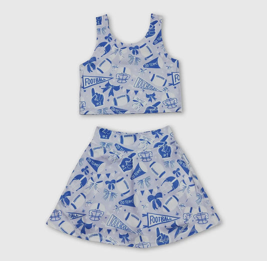 Girls Bobcat Blue Activewear Set