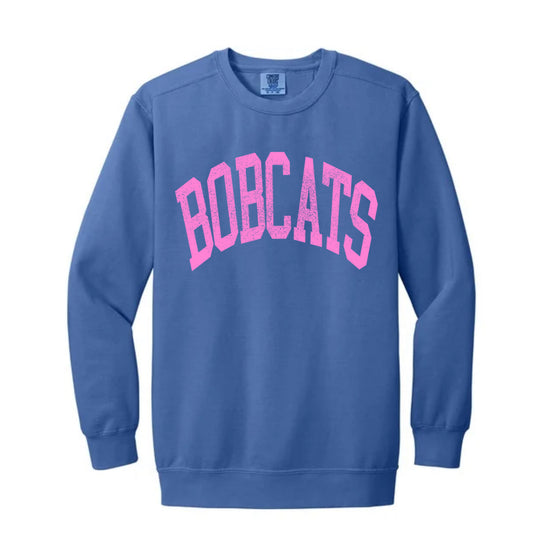 PINK OUT Bobcats Comfort Colors Sweatshirt