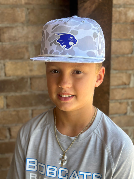 Camo patch hat