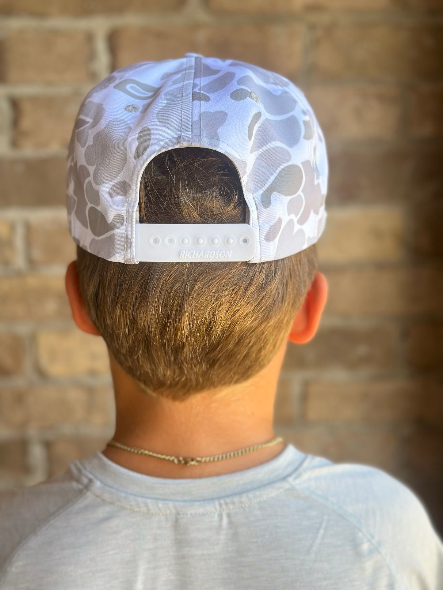Gray Camo Snapback hat