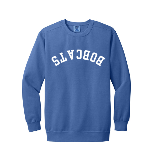 Upside Down "Bobcats" Comfort Colors Sweatshirt