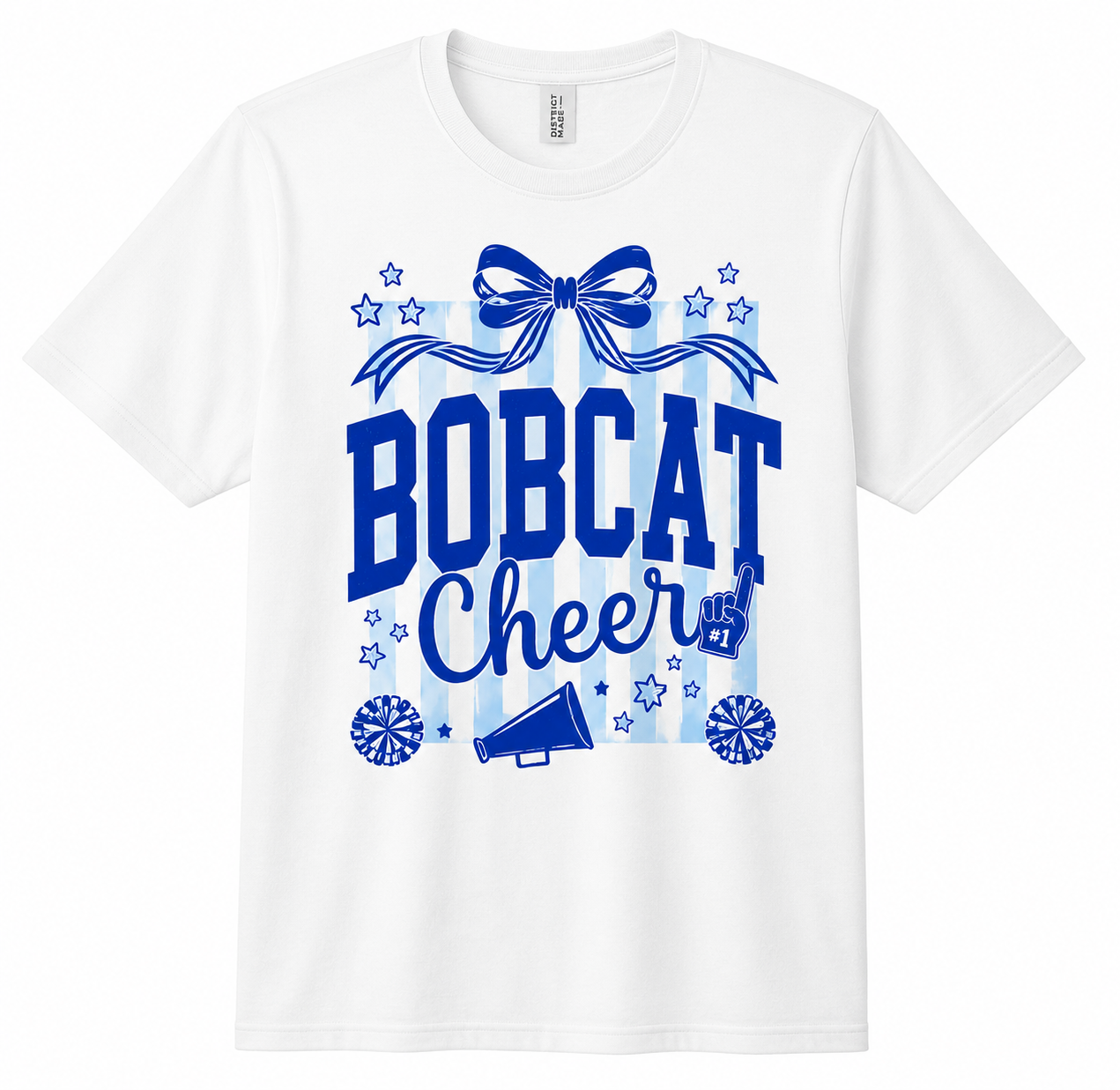 Comfort Colors Bobcat Cheer Fan Tee