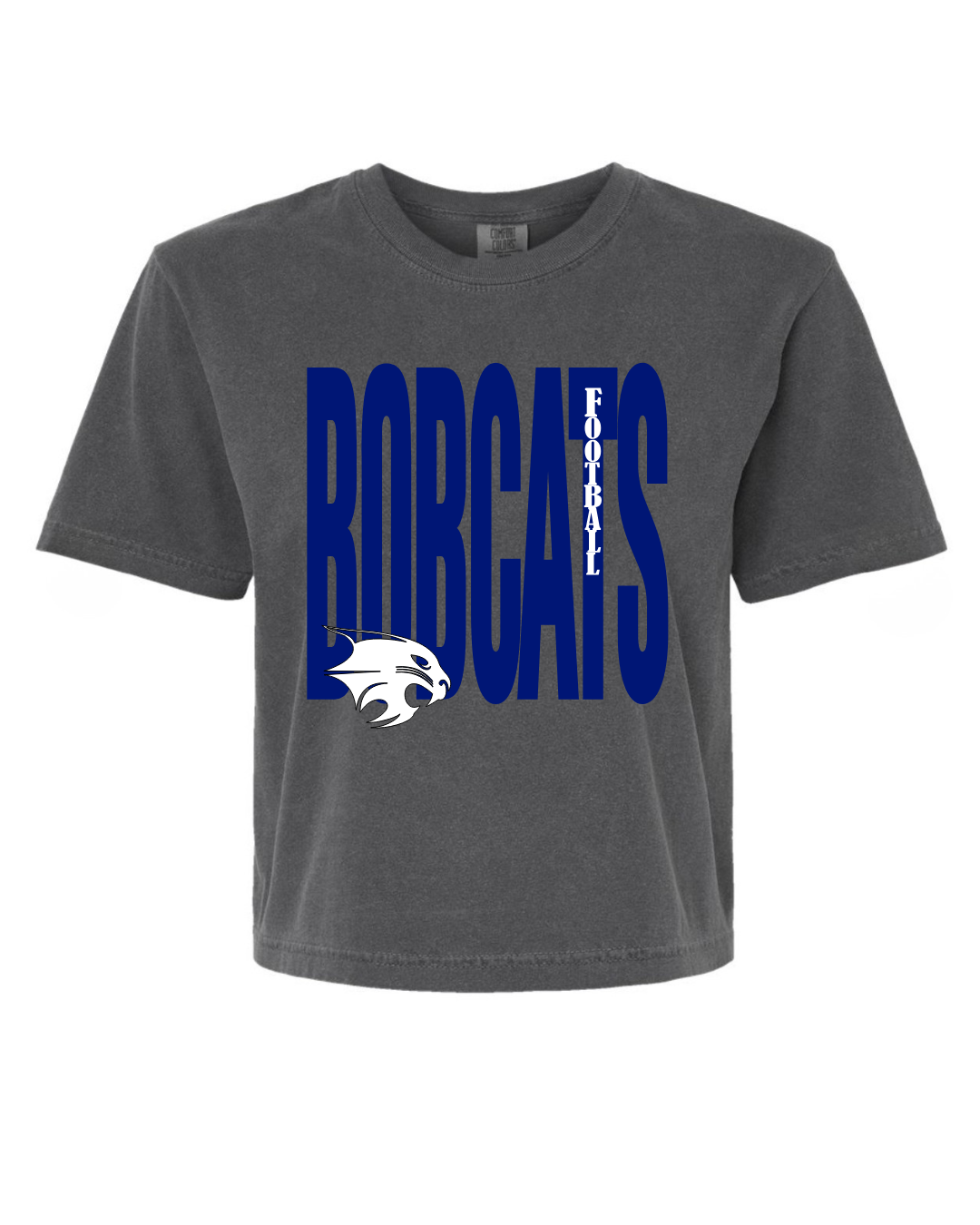 Comfort Colors Bobcats Football Boxy Tee
