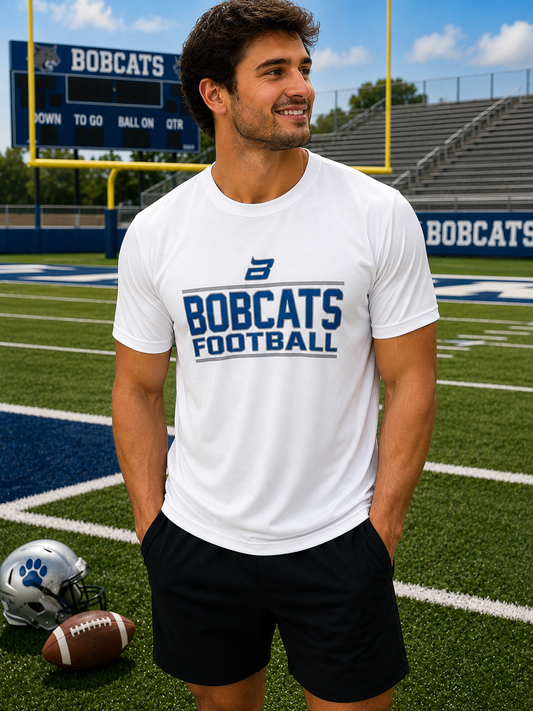 Adult Bobcats Football Performance Shirt