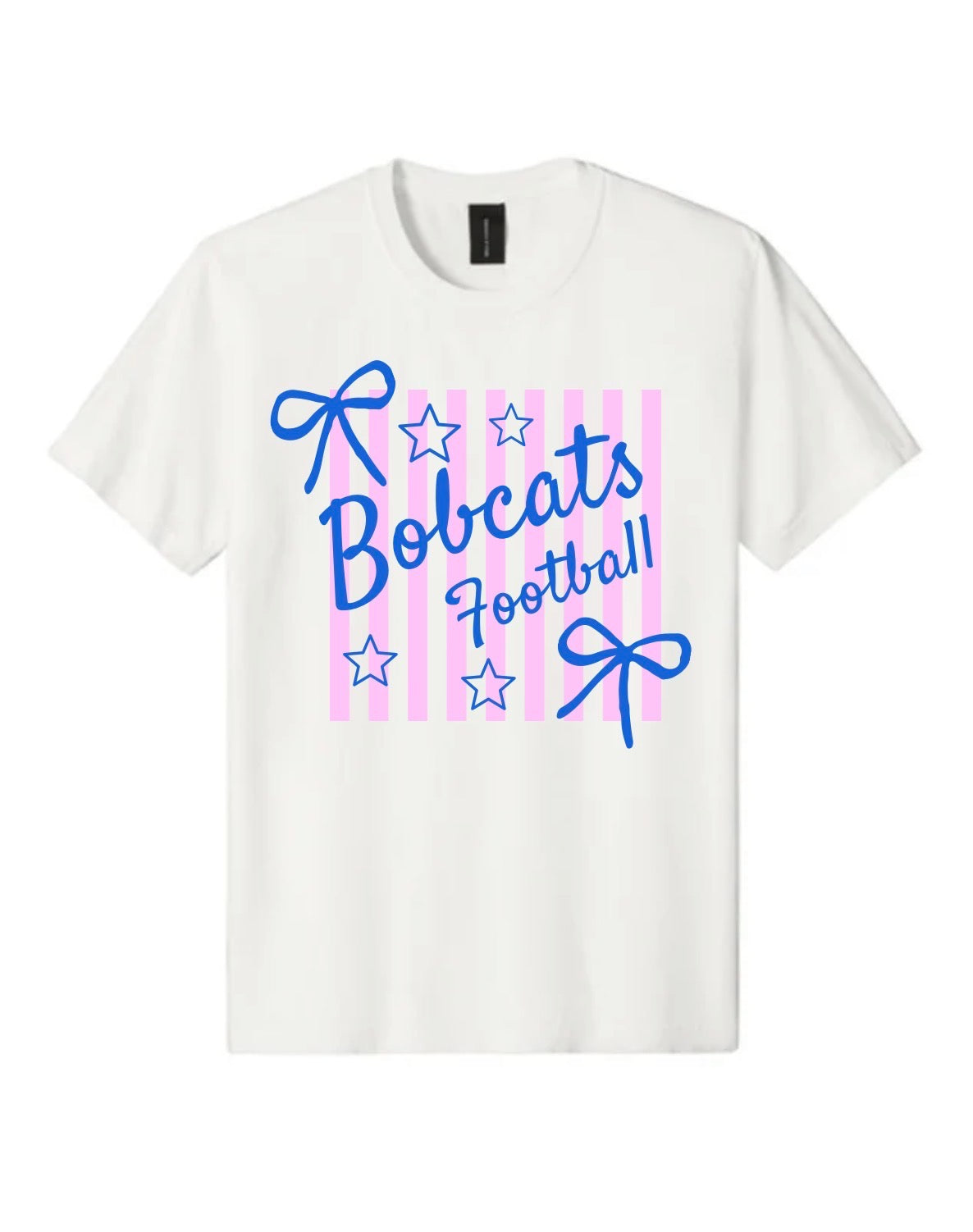 Bobcats Football Heavy-Weight Bella Tee