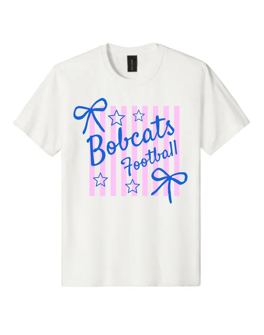 Bobcats Football Heavy-Weight Bella Tee