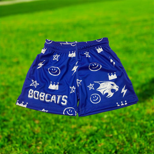 Youth Royal Bobcat Shorts