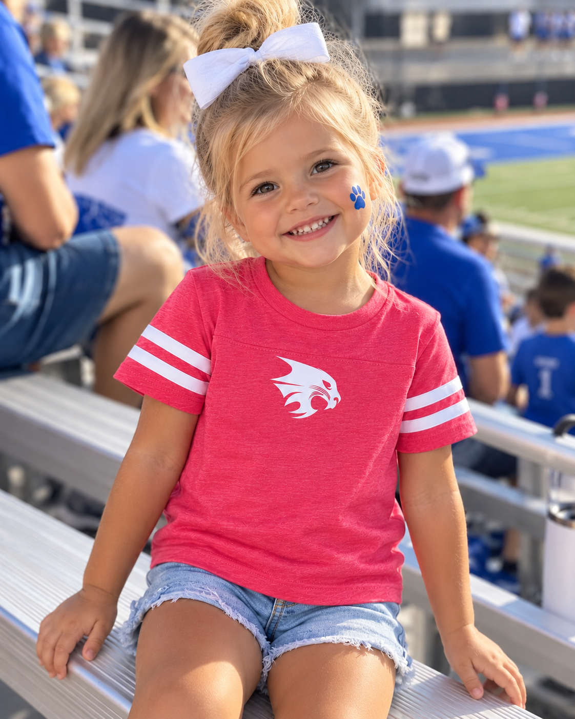 Bobcat Toddler Tee- Pink (pre-order)