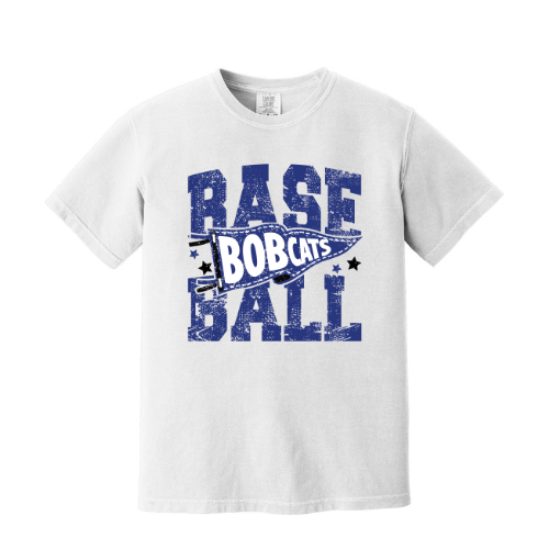 Bobcats Baseball Comfort Colors Tee