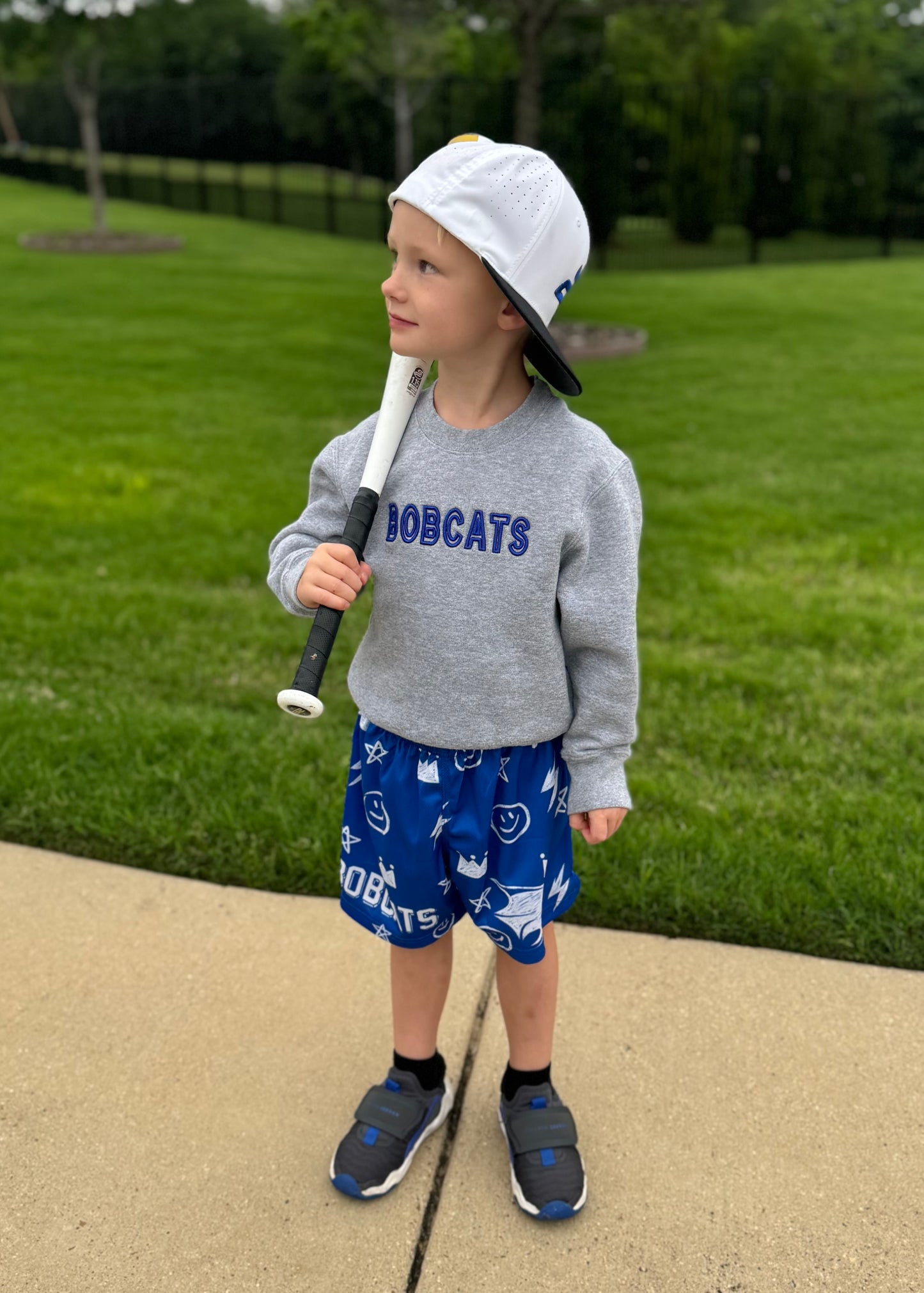 Youth Royal Bobcat Shorts