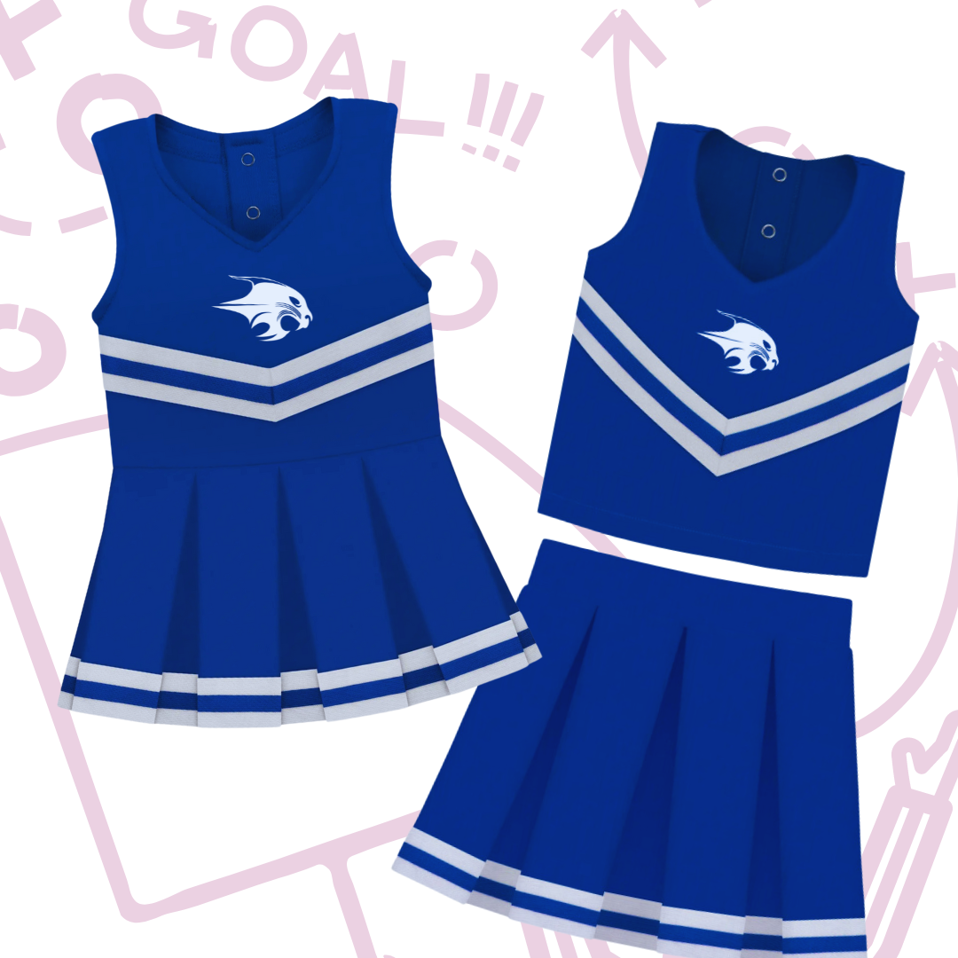 Pre-order Youth Bobcat Cheer Uniforms- allow 2 weeks for processing