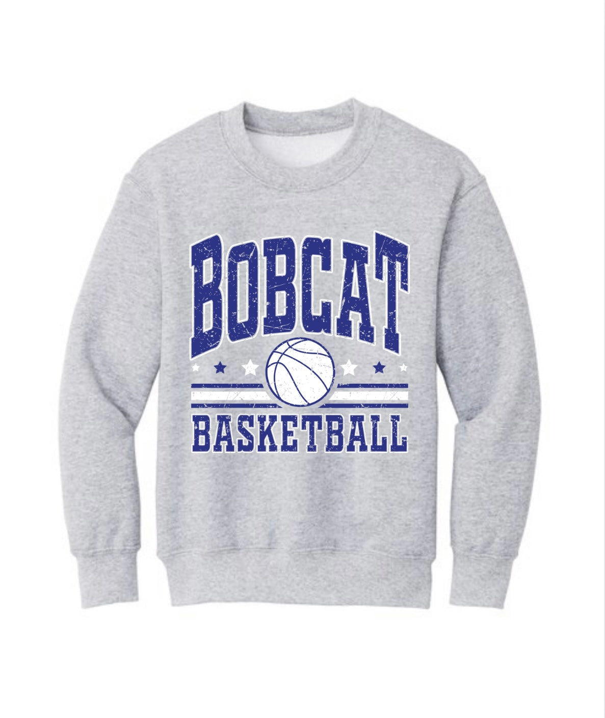 Bobcat Basketball Crewneck Sweatshirt