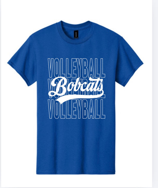Bobcats Volleyball Tee