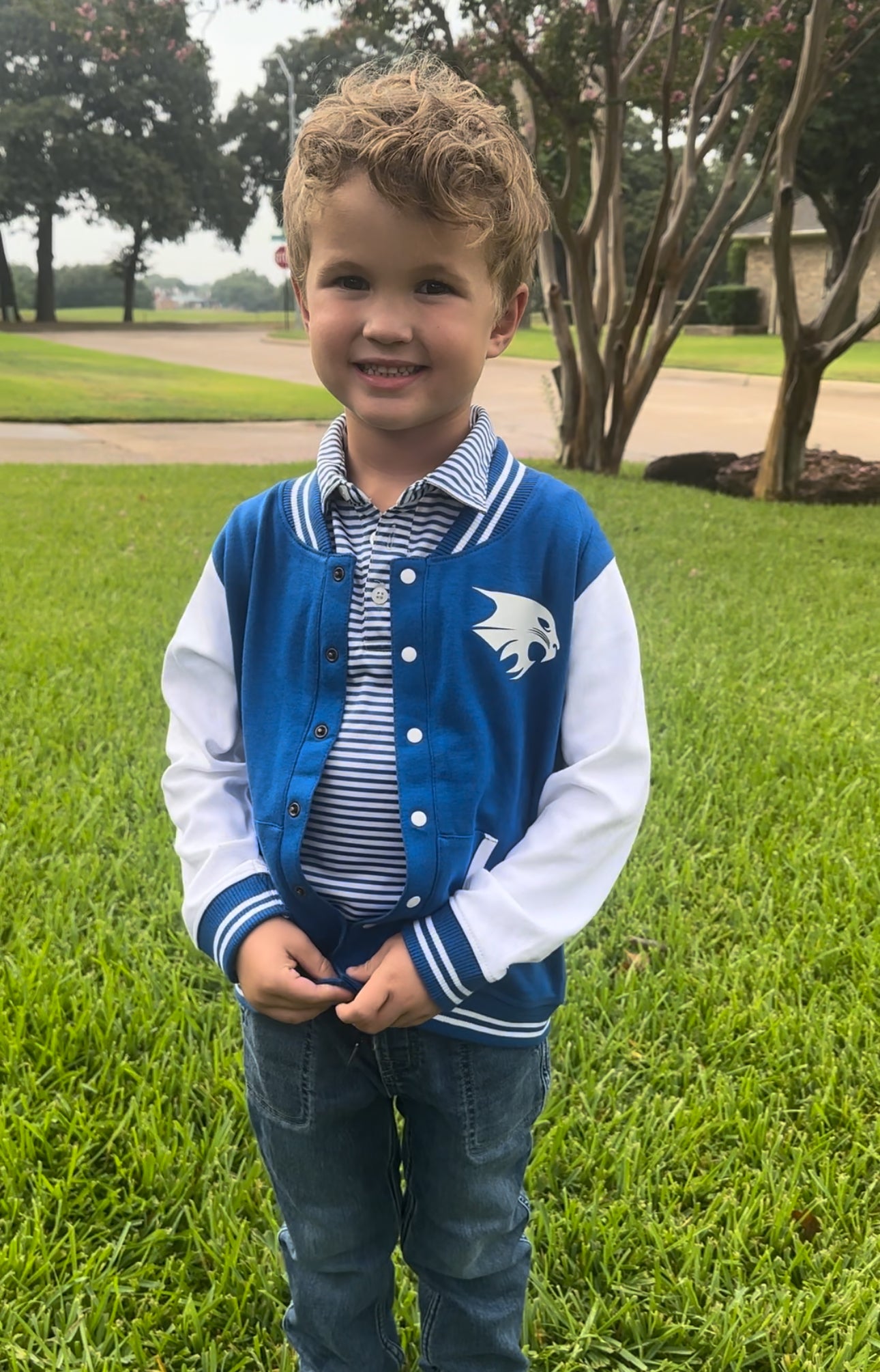 Little Bobcat Varsity Jacket