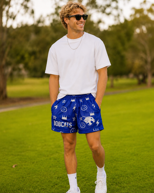 Adult Royal Bobcat Shorts
