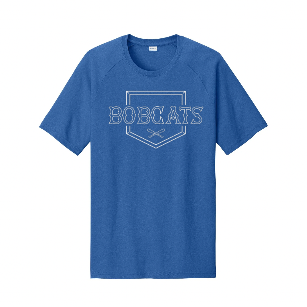 Adult Bobcats Home Plate Tee