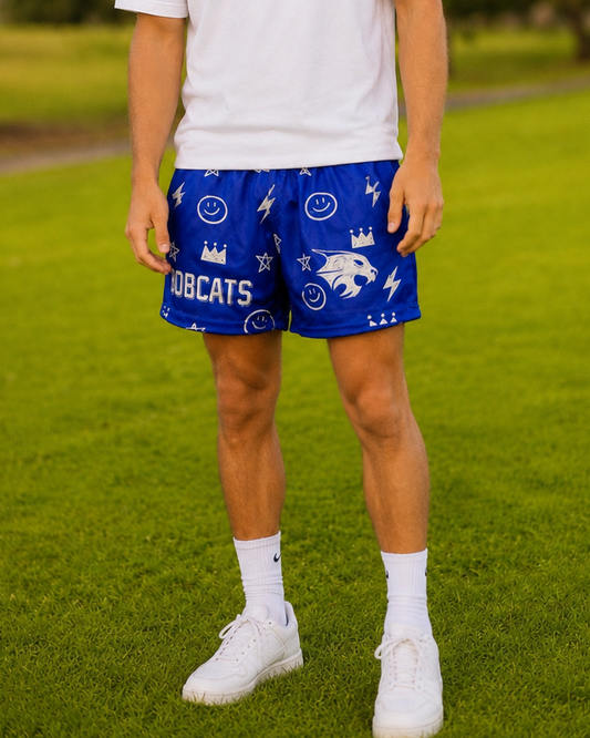 Adult Royal Bobcat Shorts