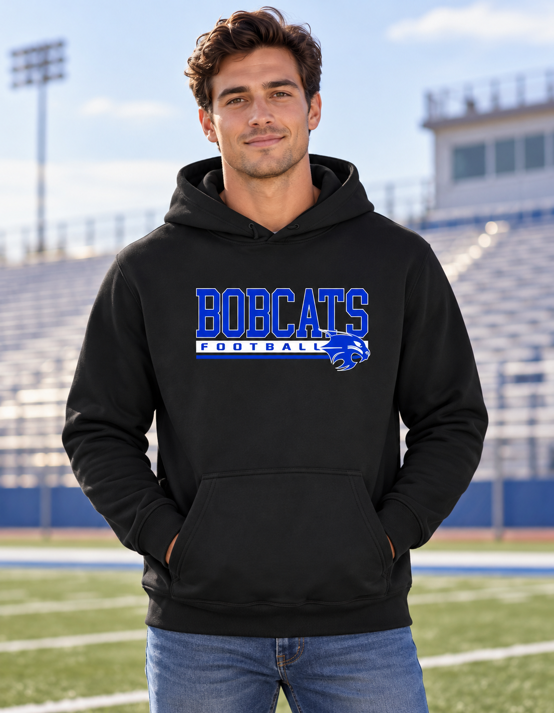 Adult Performance Hoodie in Black